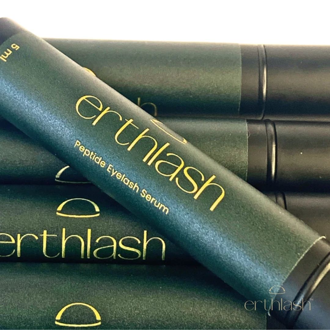 erthlash premium lash serum - natural ingredients for mature and sensitive eyes in a 5ml bottle