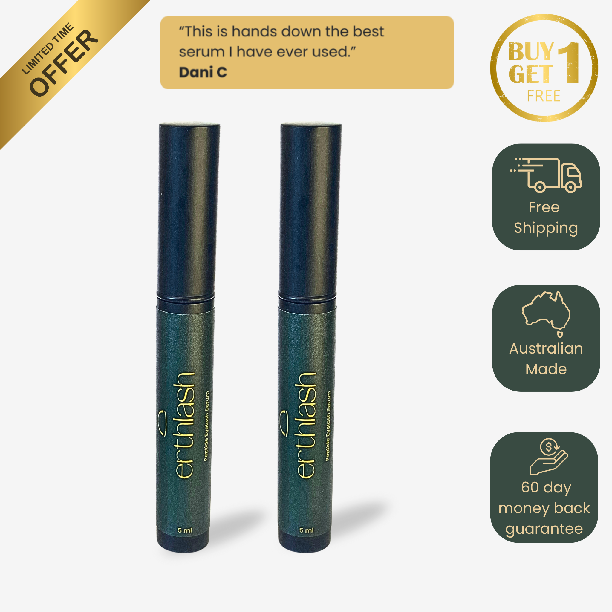 erthlash™ duo - 2 full-size serums (2 for 1) Limited Offer